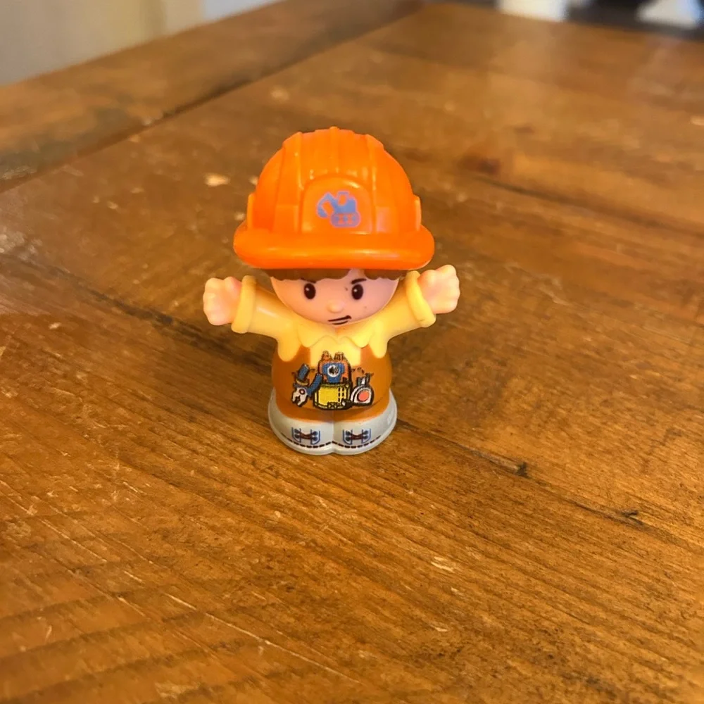 Fisher Price Little People construction worker as is